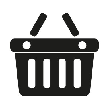 Alışveriş sepeti simgesini - vektör çizim