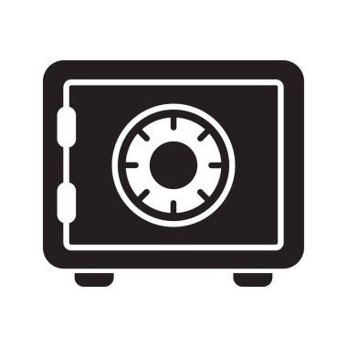 Güvenli simge, vektör izole resimleme