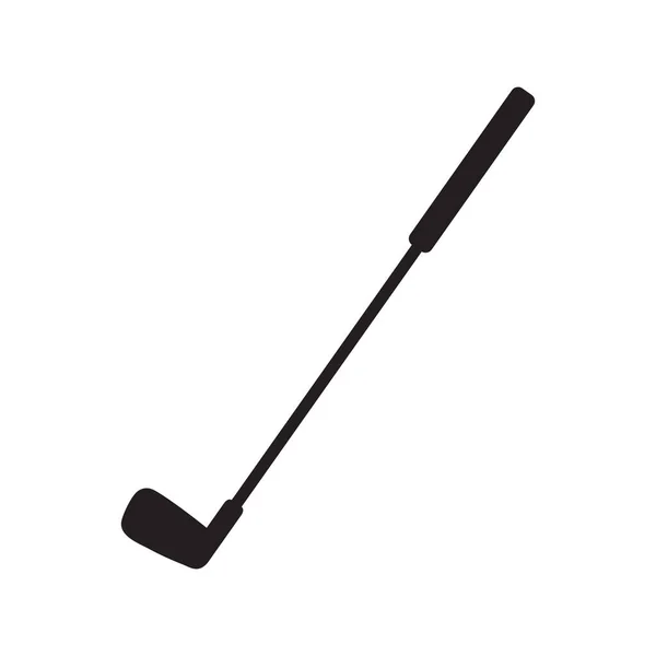 Close Iron Wedge Golf Club Flat Vector Icon Sports Apps — Image vectorielle