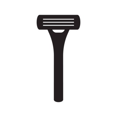 Tıraş makinesi ikonu. Razor düz simgesi.