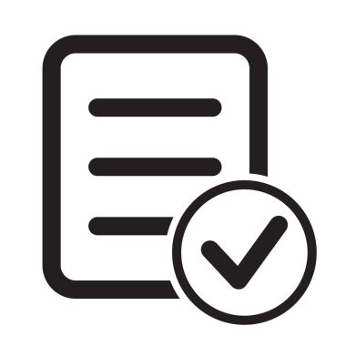 Simge veya logo izole edilmiş işaret sembolü illüstrasyonunu tamamla. Form simgesini kontrol et. Dosya Kene simgesi.