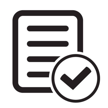 Simge veya logo izole edilmiş işaret sembolü illüstrasyonunu tamamla. Form simgesini kontrol et. Dosya Kene simgesi.