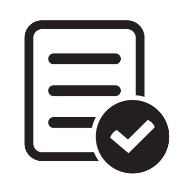 Simge veya logo izole edilmiş işaret sembolü illüstrasyonunu tamamla. Form simgesini kontrol et. Dosya Kene simgesi.