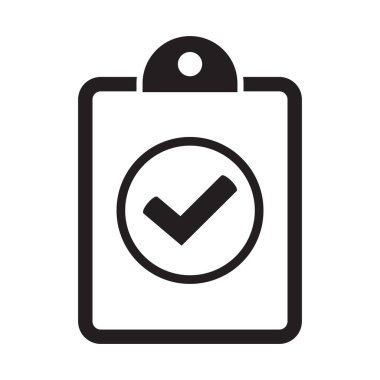 Onay işaretleme simgesi, vektör logo şablonu tasarımı.