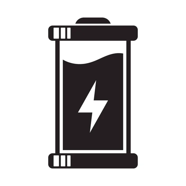 Icône Batterie Illustration Vectorielle Symbole Batterie Alimentation Pour Conception Graphique — Image vectorielle