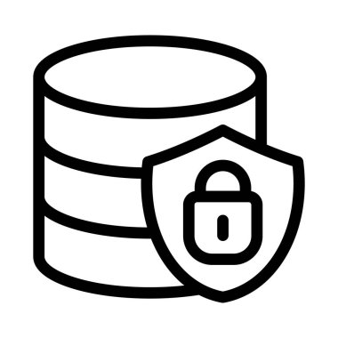 Veri koruma simgesi, veritabanı koruma simgesi.