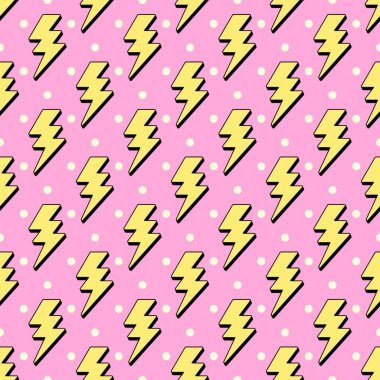 Şimşek benekli, pürüzsüz desen, kız güç kaynağı arka plan.