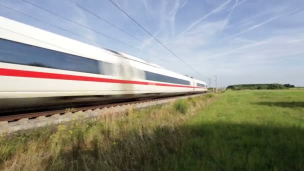 Tren ICE alemán — Vídeos de Stock