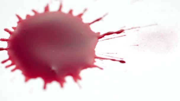 红色滴 — 图库视频影像
