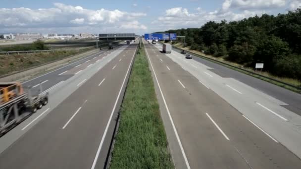 Autopista alemana — Vídeo de stock