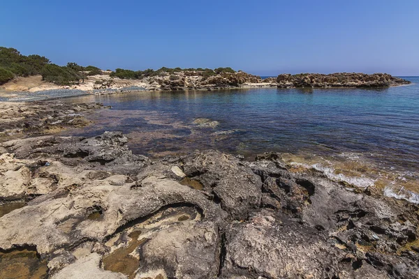Costa del mar. Chipre . — Foto de Stock