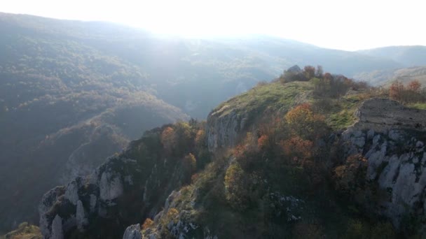 Rochers Pierre Nisevac Près Svrljig Serbie Falaise Gorge Roche Sur — Video