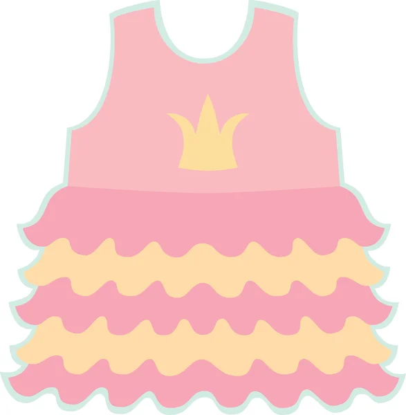 Baby girl dress — Stock Vector