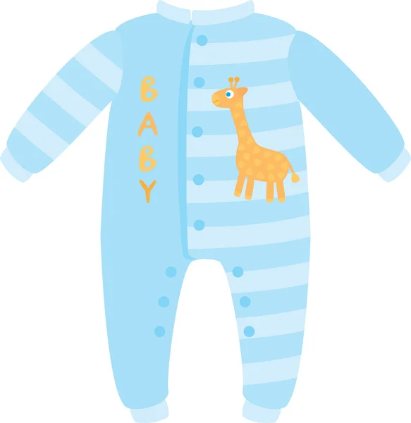 Sleeper for baby boy — Stock Vector