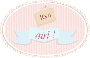 bebek duyuru kartı.