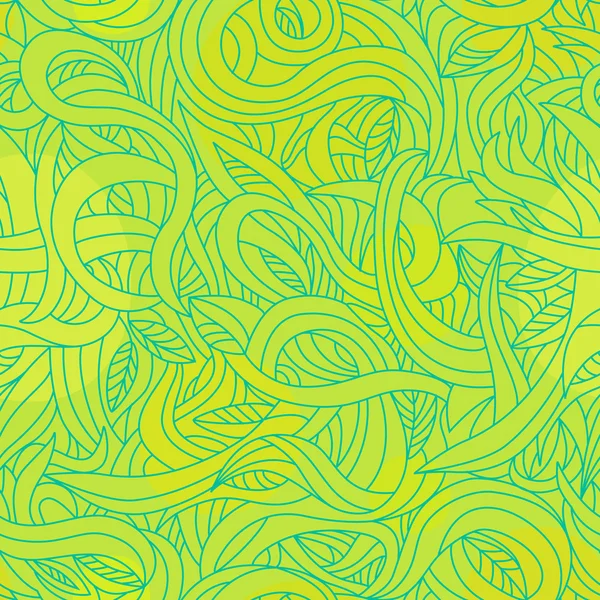 yaprak dalga sarı-yeşil seamless modeli