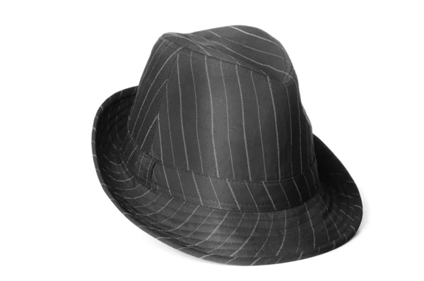 Cappello fedora nero — Foto Stock