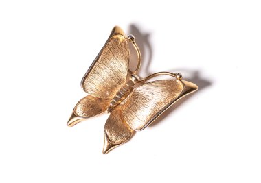 Beyaz Altın Kelebek kolye