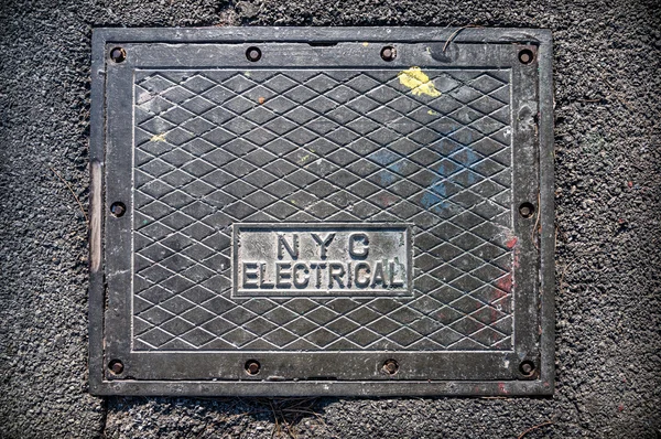 New york city elektrik sokak kutusu kapağı