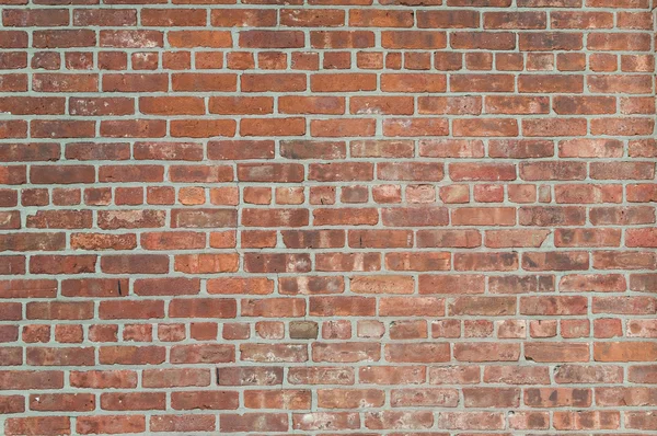 Áspero parede de tijolo vermelho fundo — Fotografia de Stock