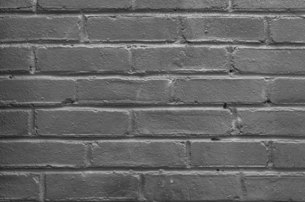 Velho cinza pintado parede de tijolo fundo — Fotografia de Stock