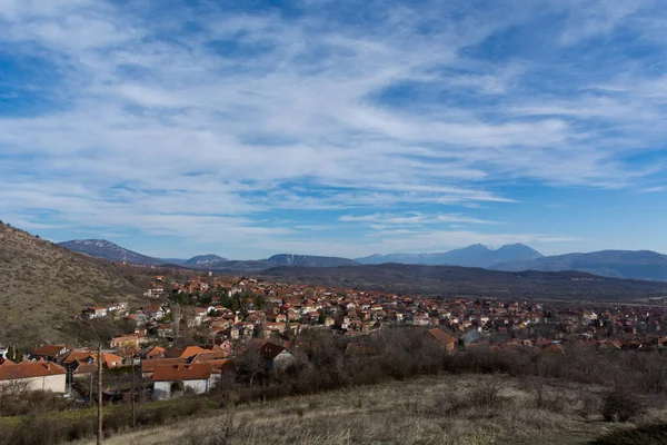 Gornji Matejevac Serbia February 2022 Landscape Village Valley Mountains Many — Stock Photo, Image