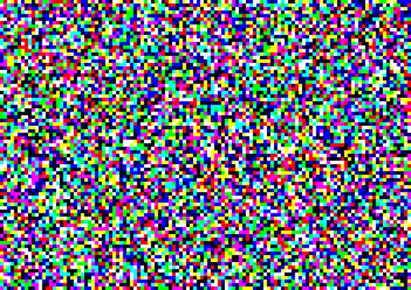 Pixel Noise Analog Vhs Error Noise Effect Seamless Pattern Bright — Stock vektor