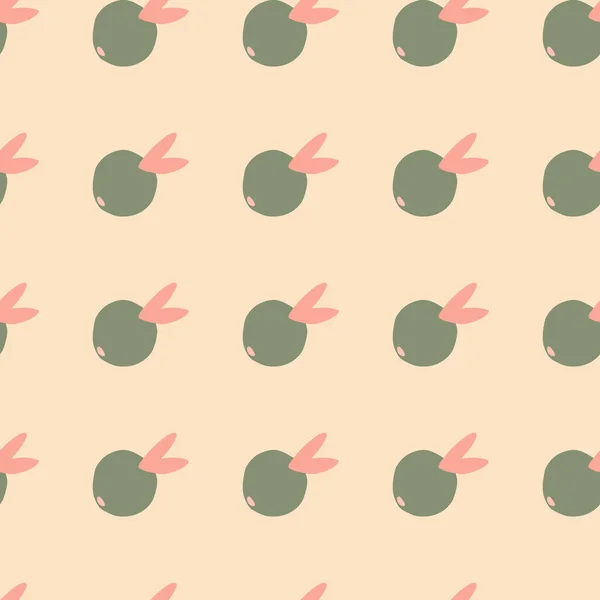 Cute Citrus Fruit Seamless Pattern Fruits Endless Wallpaper Cute Doodle — Stock vektor