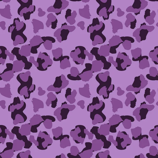 Guépard Créatif Camouflage Motif Sans Couture Camo Léopard Éléments Fond — Image vectorielle