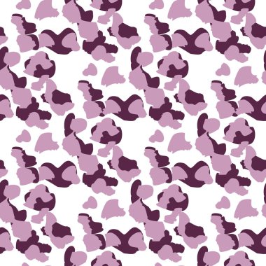 Yaratıcı çita kamuflajı kusursuz desen. Kamuflaj leopar unsurları. Düzensiz hayvan kürkü sonsuz duvar kağıdı şeklindedir. Kumaş, tekstil baskısı, ambalaj, kapak tasarımı. Vektör illüstrasyonu