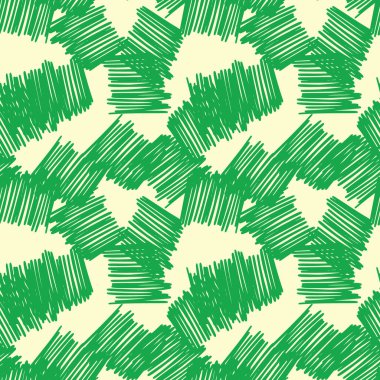 Fırça darbeleri ve ince çizgiler kusursuz desen. Çapraz kuluçka sonsuz arka plan. Grunge arka planı. Kumaş, tekstil baskısı, yüzey, ambalaj, kapak, tebrik kartı için tasarım. Vektör illüstrasyonu