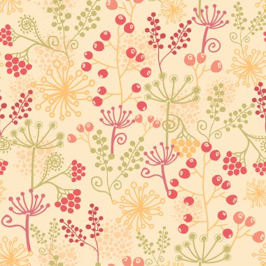 Yaz meyveleri Dikişsiz desen arka plan