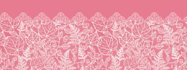 Dantel yatay düzlemsiz arkaplan kenarı bırakır