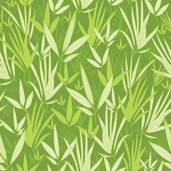 Bamboo branches seamless pattern background — Stock Vector