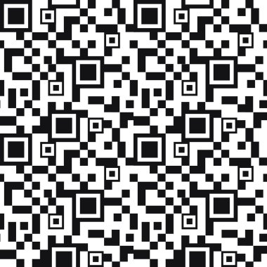 QR code Dikişsiz desen arka plan
