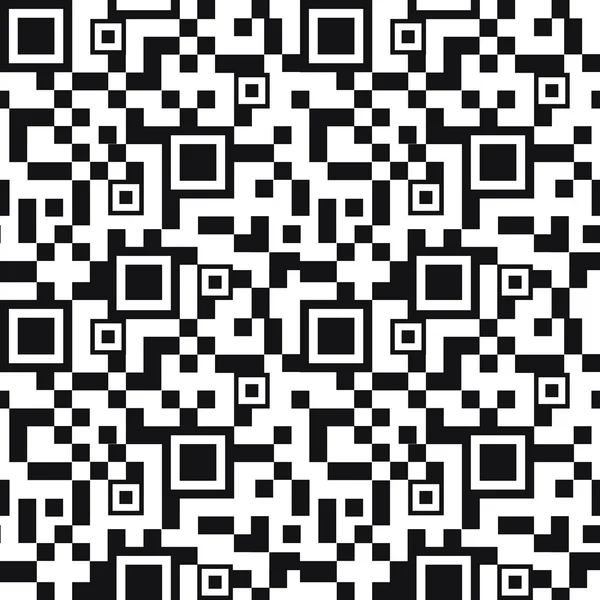 QR code fond de motif sans couture — Image vectorielle