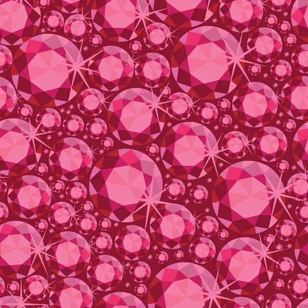 루비 원활한 패턴 배경 — 스톡 벡터