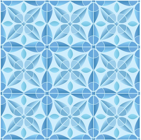 Kaleidoscope tile seamless pattern background — Stock Vector