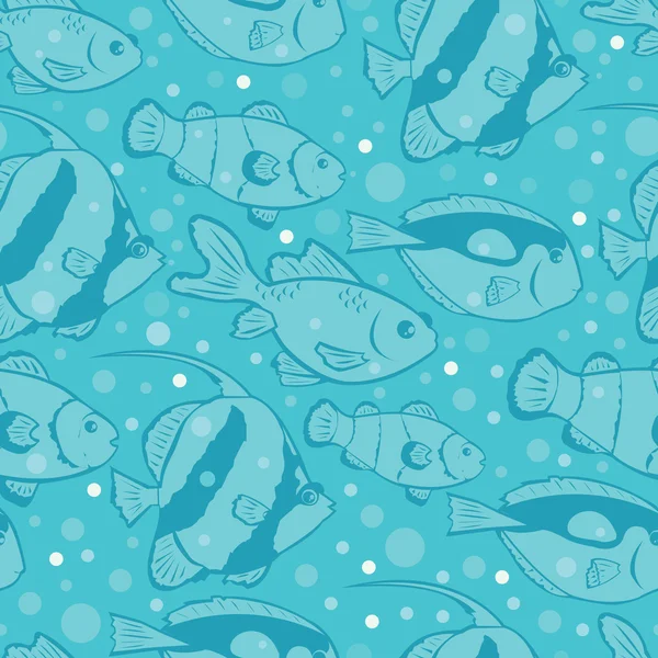 Blue fish — Stock Vector © kiyanochka 10281329