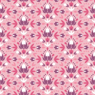 soyut damask çiçek Dikişsiz desen arka plan