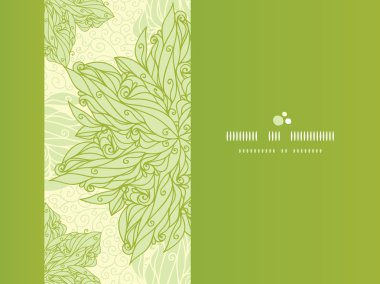 soyut floral swirls yatay Dikişsiz desen arka plan