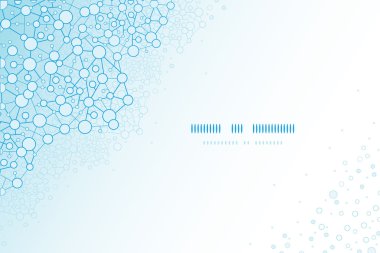 moleküler yapısı bilimsel yatay şablon arka plan