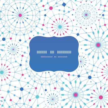 mavi soyut hat sanat çevrelerinde çerçeve sorunsuz arka plan