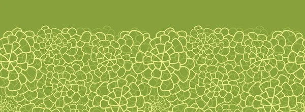 Resumen verde textura natural horizontal sin costura patrón de fondo — Vector de stock