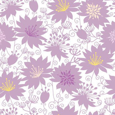 arkasında Purple shadow çiçek Dikişsiz desen arka plan