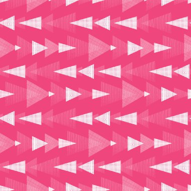 pembe ve beyaz ikat üçgenler çizgili Dikişsiz desen arka plan