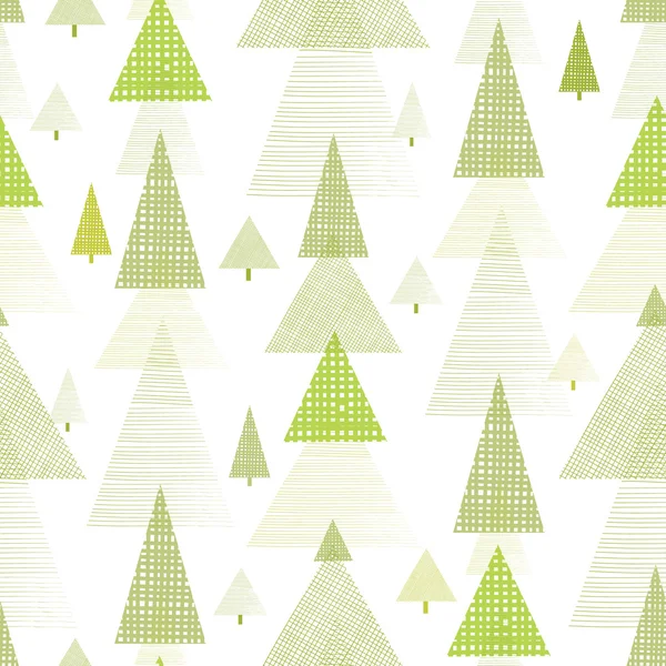 Bosque de pino abstracto sin costura patrón de fondo — Vector de stock