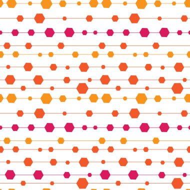 renkli çizgiler ve şekiller Dikişsiz desen arka plan