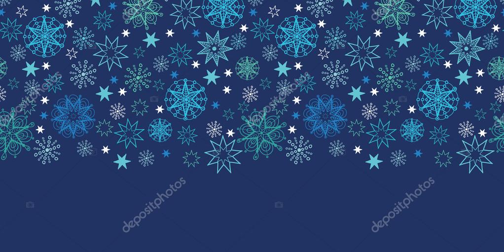 Flocon De Neige De Nuit Motif Sans Couture Fond Bordure Horizontale Image Vectorielle Par Oksanciaart C Illustration Flocon De Neige De Nuit Motif Sans Couture Fond Bordure Horizontale Image Vectorielle Par Oksanciaart C Illustration