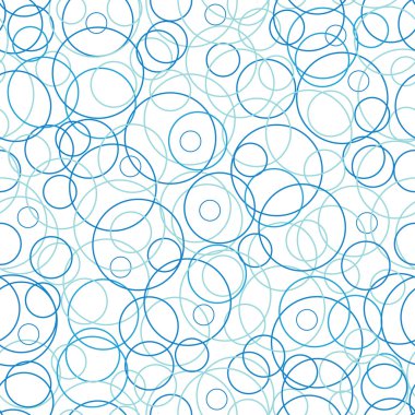 Dikişsiz desen arka plan soyut mavi daireler